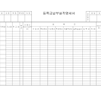 등록금납부실적명세서